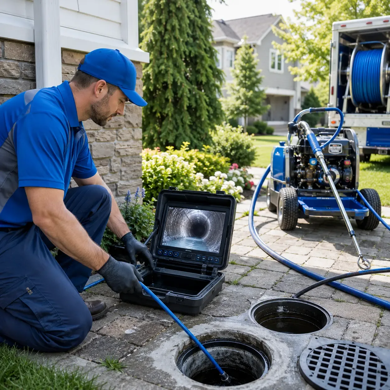 Outdoor drain cleaning professionals serving Means, KY