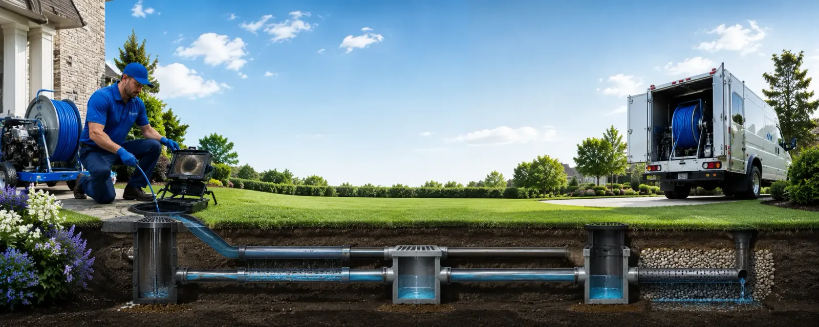 Outdoor drain cleaning information for Means, KY